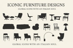 Lee más sobre el artículo Los diseños de muebles de diseño más emblemáticos: Leyendas mundiales y maestros del diseño italiano
